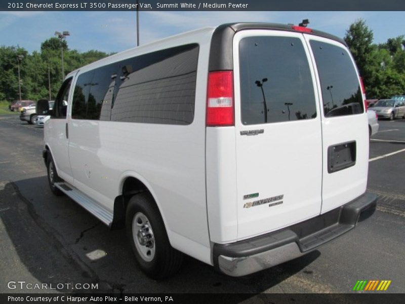 Summit White / Medium Pewter 2012 Chevrolet Express LT 3500 Passenger Van