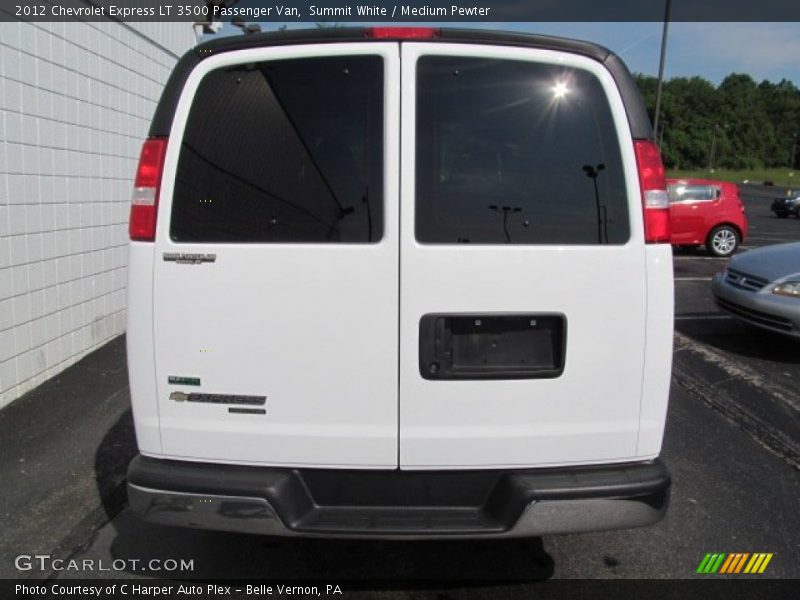 Summit White / Medium Pewter 2012 Chevrolet Express LT 3500 Passenger Van