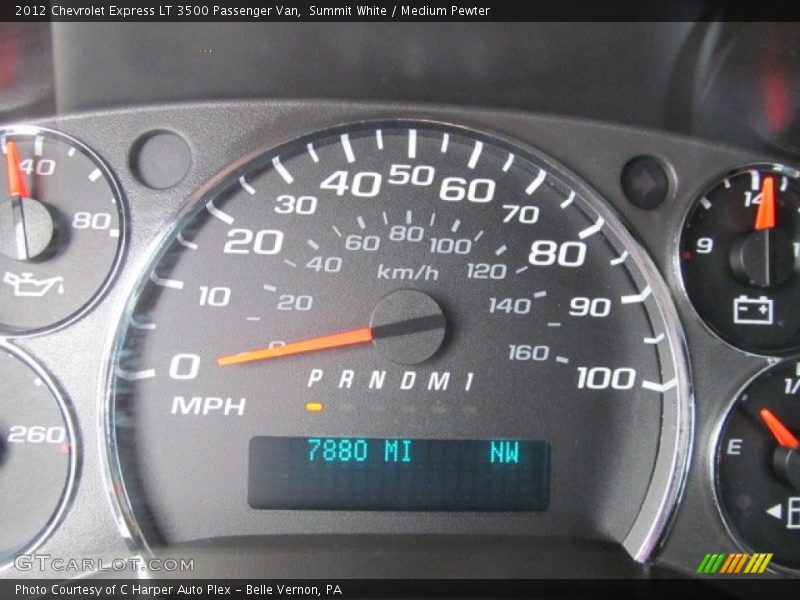 Summit White / Medium Pewter 2012 Chevrolet Express LT 3500 Passenger Van