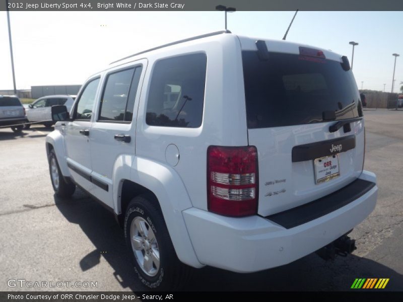 Bright White / Dark Slate Gray 2012 Jeep Liberty Sport 4x4