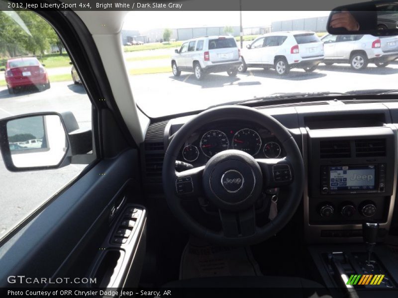 Bright White / Dark Slate Gray 2012 Jeep Liberty Sport 4x4