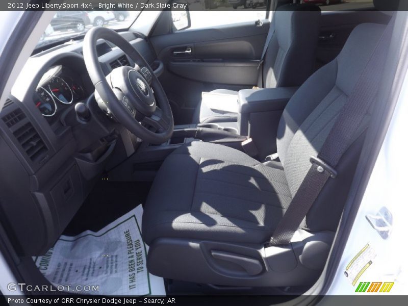 Bright White / Dark Slate Gray 2012 Jeep Liberty Sport 4x4