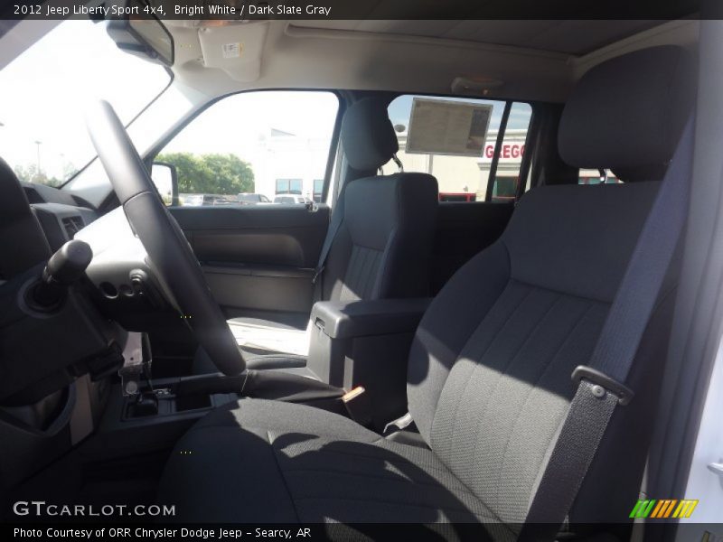 Bright White / Dark Slate Gray 2012 Jeep Liberty Sport 4x4