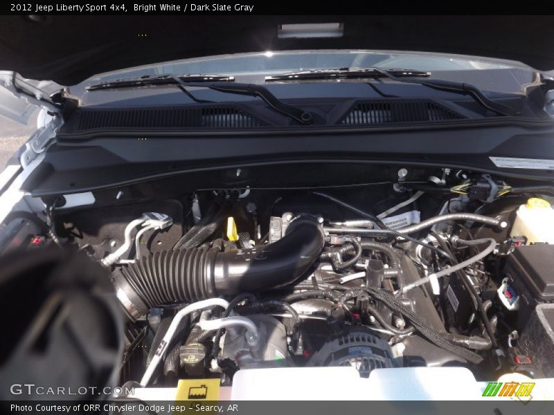 Bright White / Dark Slate Gray 2012 Jeep Liberty Sport 4x4