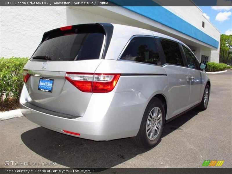 Alabaster Silver Metallic / Truffle 2012 Honda Odyssey EX-L