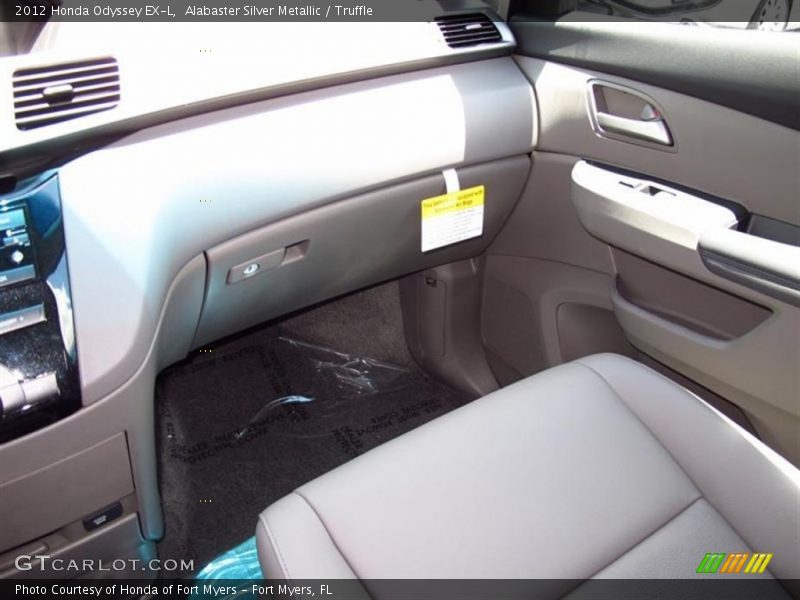 Alabaster Silver Metallic / Truffle 2012 Honda Odyssey EX-L