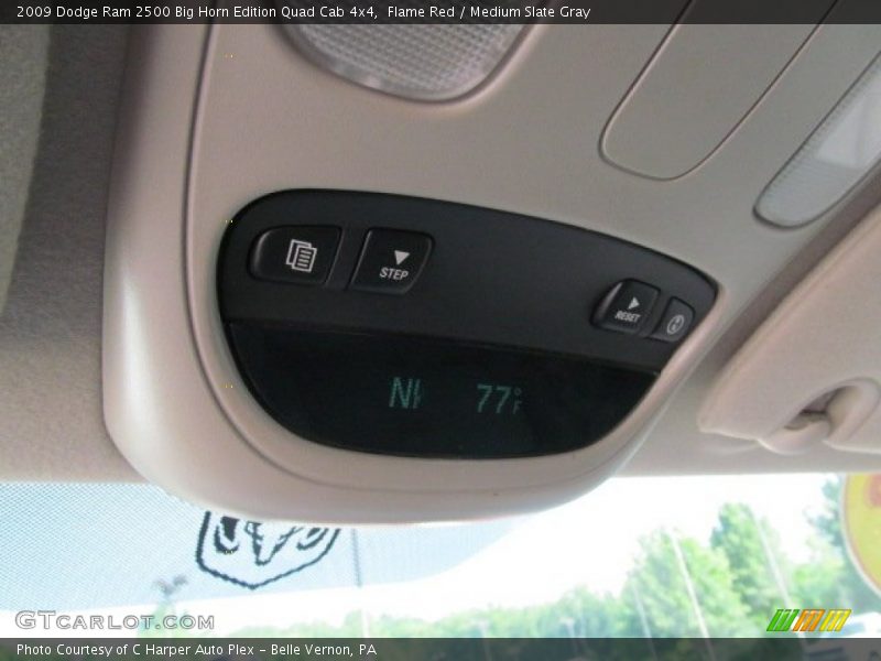 Flame Red / Medium Slate Gray 2009 Dodge Ram 2500 Big Horn Edition Quad Cab 4x4