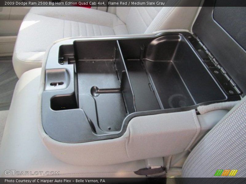 Flame Red / Medium Slate Gray 2009 Dodge Ram 2500 Big Horn Edition Quad Cab 4x4