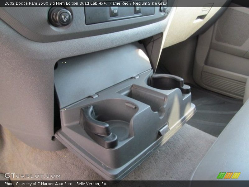 Flame Red / Medium Slate Gray 2009 Dodge Ram 2500 Big Horn Edition Quad Cab 4x4
