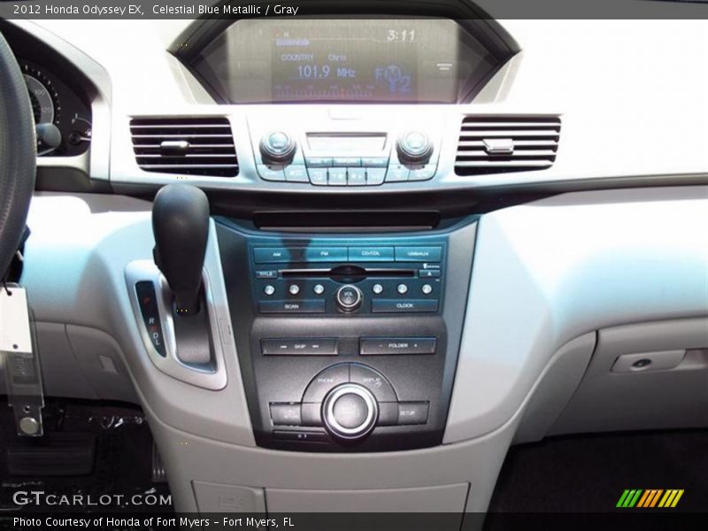 Celestial Blue Metallic / Gray 2012 Honda Odyssey EX