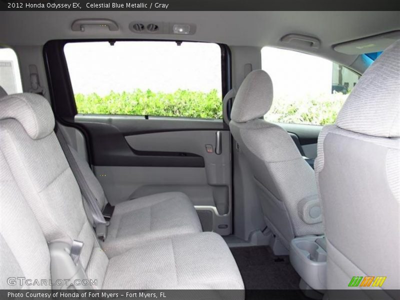 Celestial Blue Metallic / Gray 2012 Honda Odyssey EX