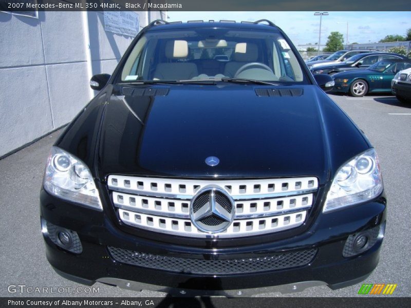 Black / Macadamia 2007 Mercedes-Benz ML 350 4Matic