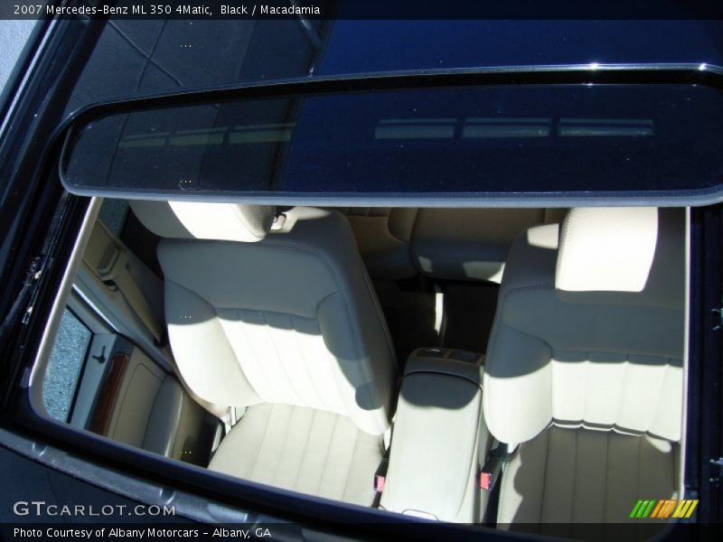 Black / Macadamia 2007 Mercedes-Benz ML 350 4Matic