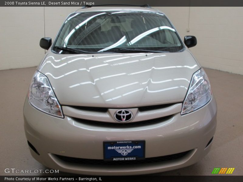 Desert Sand Mica / Taupe 2008 Toyota Sienna LE