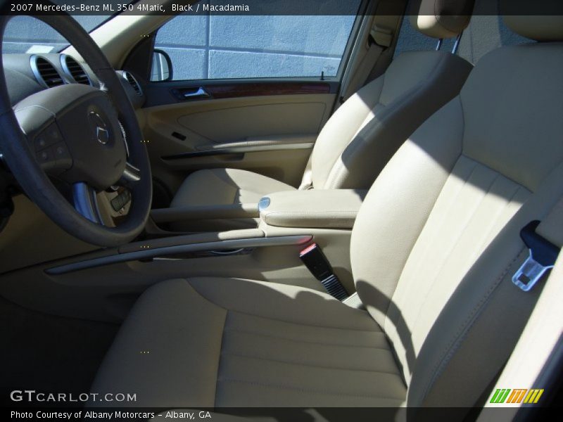 Black / Macadamia 2007 Mercedes-Benz ML 350 4Matic