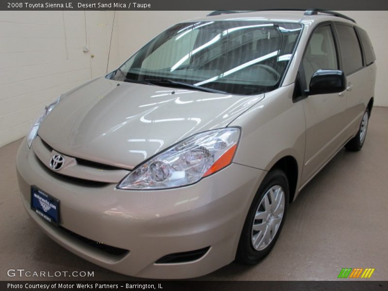 Desert Sand Mica / Taupe 2008 Toyota Sienna LE