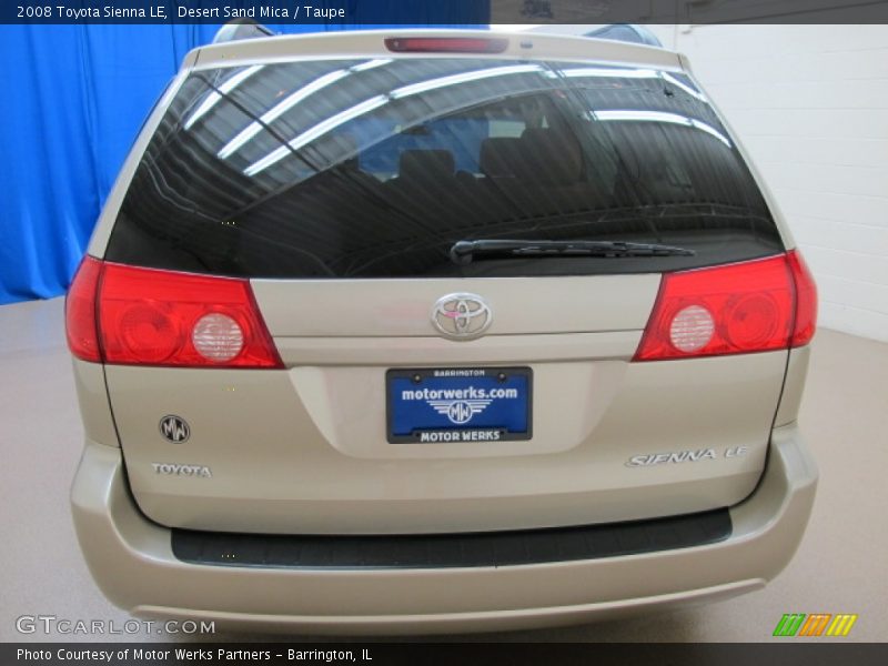 Desert Sand Mica / Taupe 2008 Toyota Sienna LE
