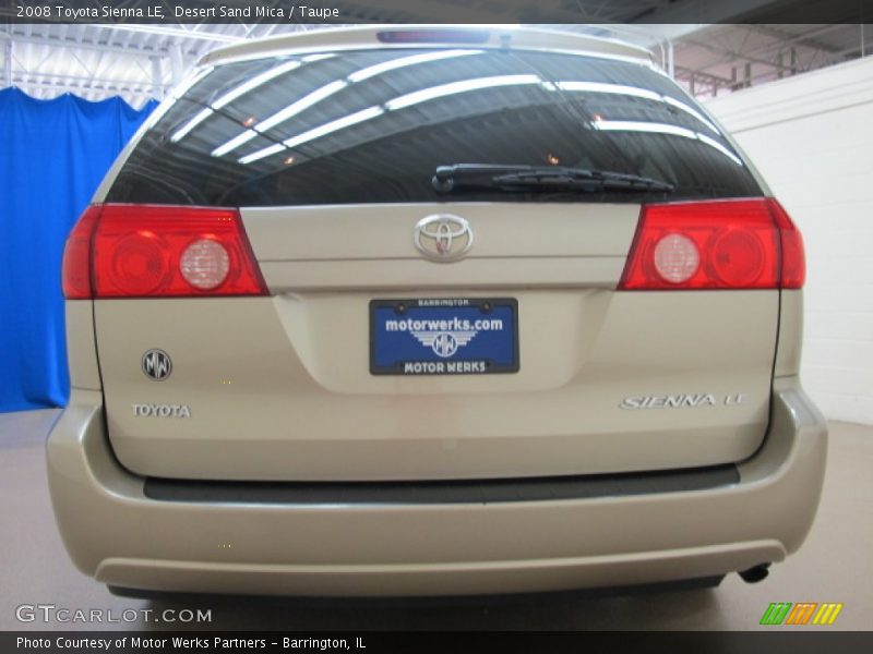 Desert Sand Mica / Taupe 2008 Toyota Sienna LE