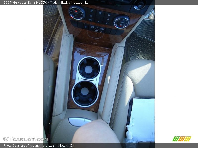 Black / Macadamia 2007 Mercedes-Benz ML 350 4Matic