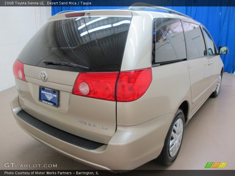 Desert Sand Mica / Taupe 2008 Toyota Sienna LE