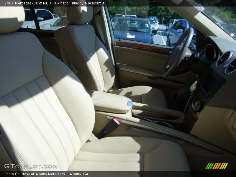 Black / Macadamia 2007 Mercedes-Benz ML 350 4Matic