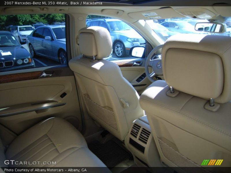 Black / Macadamia 2007 Mercedes-Benz ML 350 4Matic