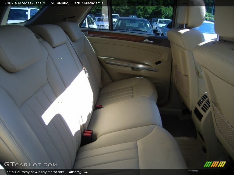 Black / Macadamia 2007 Mercedes-Benz ML 350 4Matic