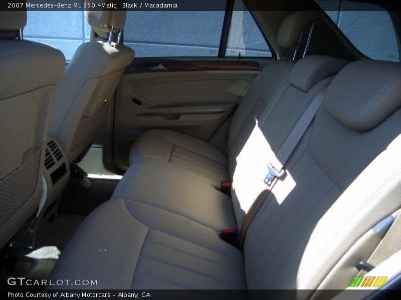 Black / Macadamia 2007 Mercedes-Benz ML 350 4Matic