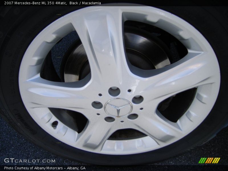 Black / Macadamia 2007 Mercedes-Benz ML 350 4Matic