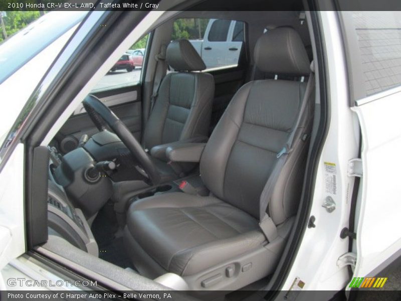 Taffeta White / Gray 2010 Honda CR-V EX-L AWD