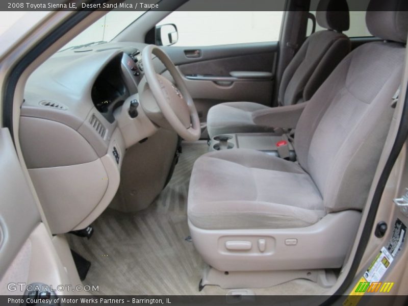 Desert Sand Mica / Taupe 2008 Toyota Sienna LE