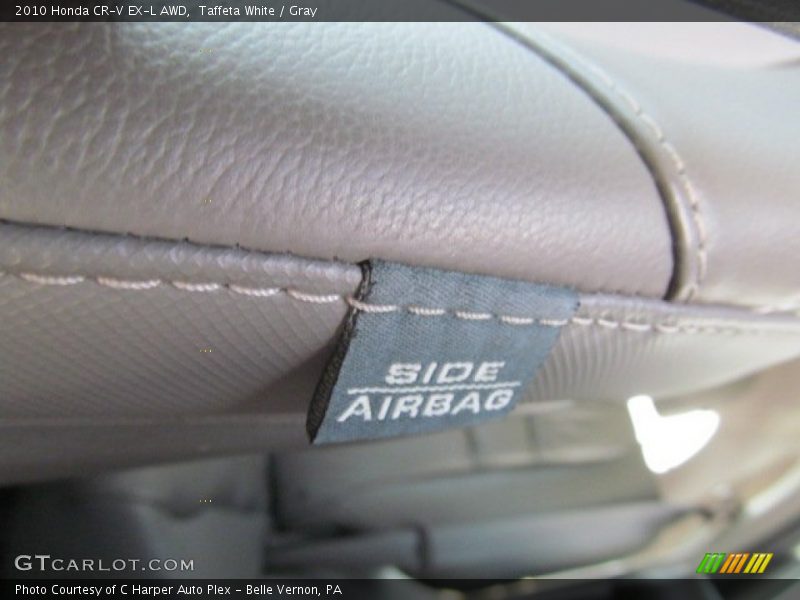 Taffeta White / Gray 2010 Honda CR-V EX-L AWD