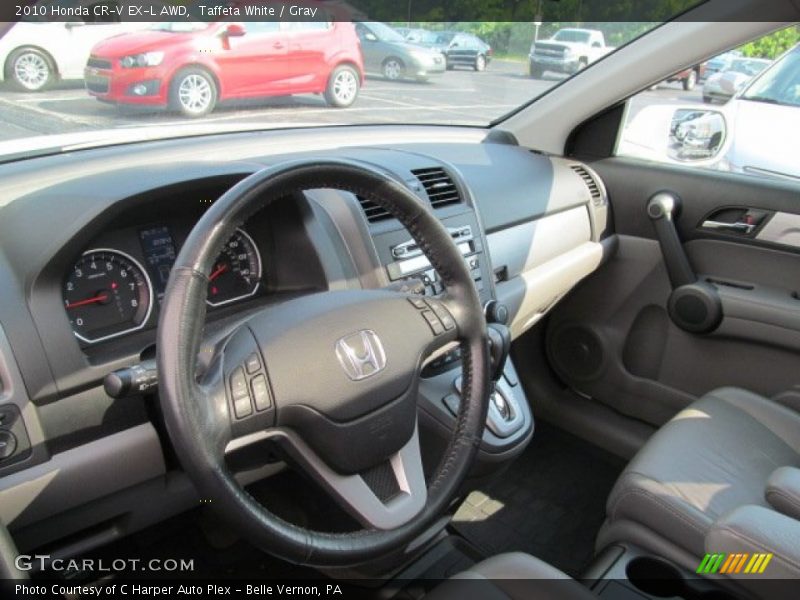 Taffeta White / Gray 2010 Honda CR-V EX-L AWD