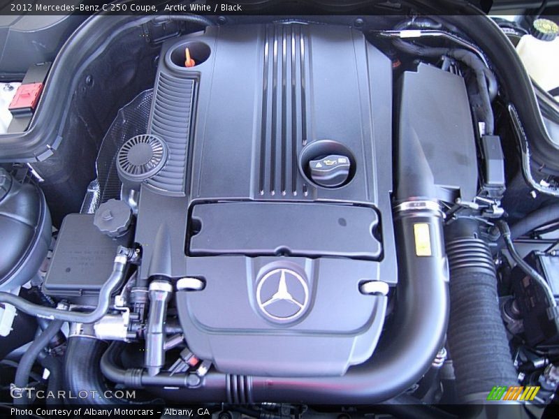 Arctic White / Black 2012 Mercedes-Benz C 250 Coupe