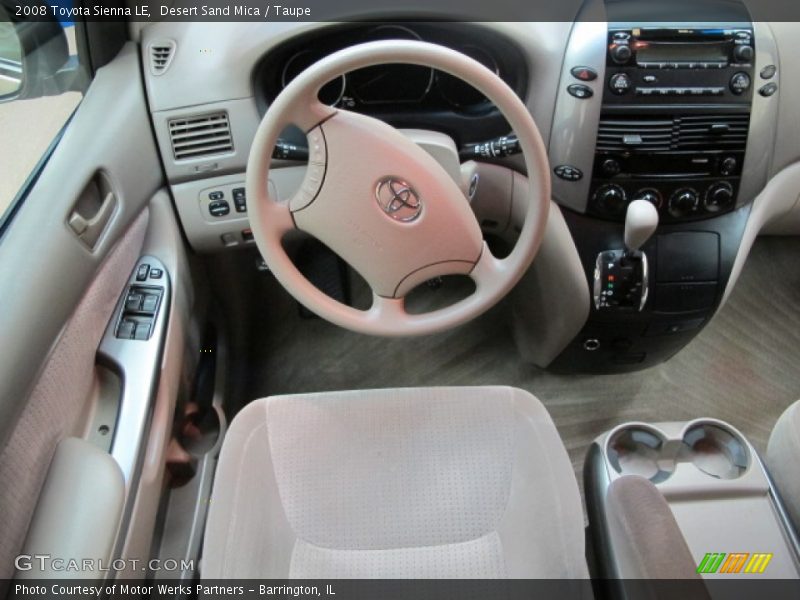 Desert Sand Mica / Taupe 2008 Toyota Sienna LE