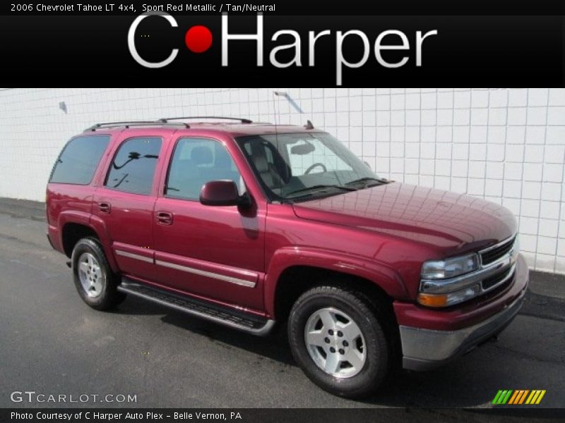 Sport Red Metallic / Tan/Neutral 2006 Chevrolet Tahoe LT 4x4