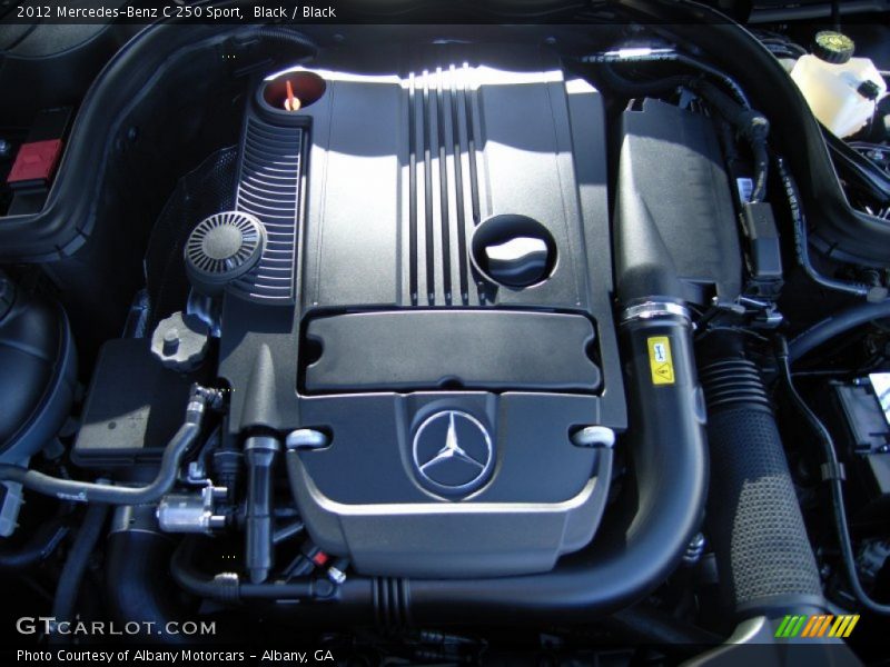 Black / Black 2012 Mercedes-Benz C 250 Sport