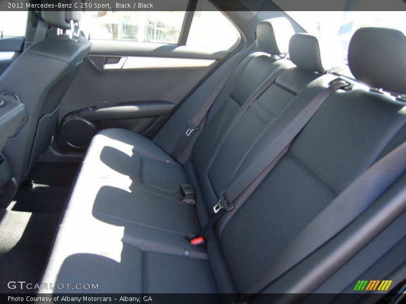 Black / Black 2012 Mercedes-Benz C 250 Sport