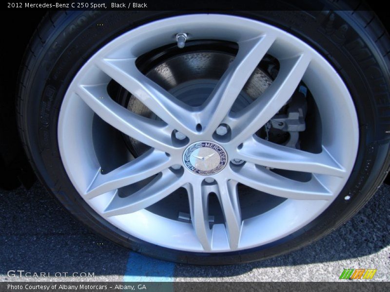 Black / Black 2012 Mercedes-Benz C 250 Sport