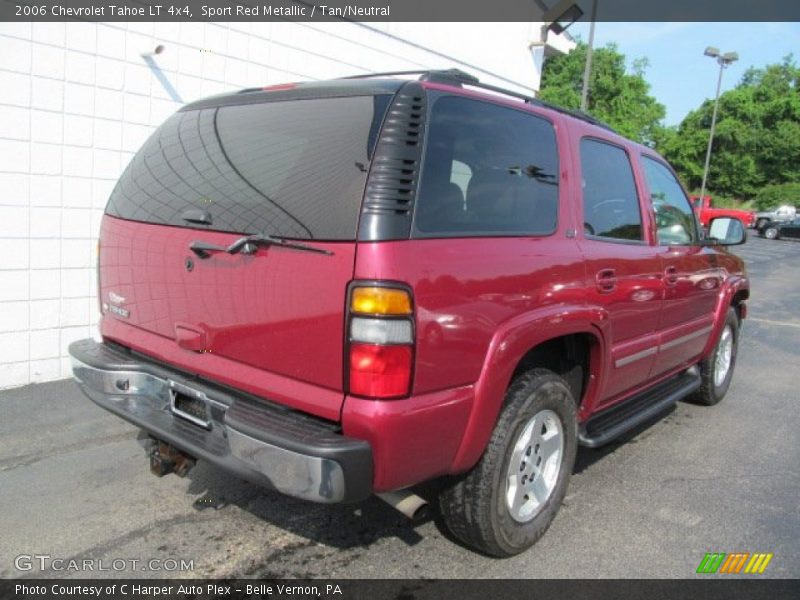 Sport Red Metallic / Tan/Neutral 2006 Chevrolet Tahoe LT 4x4