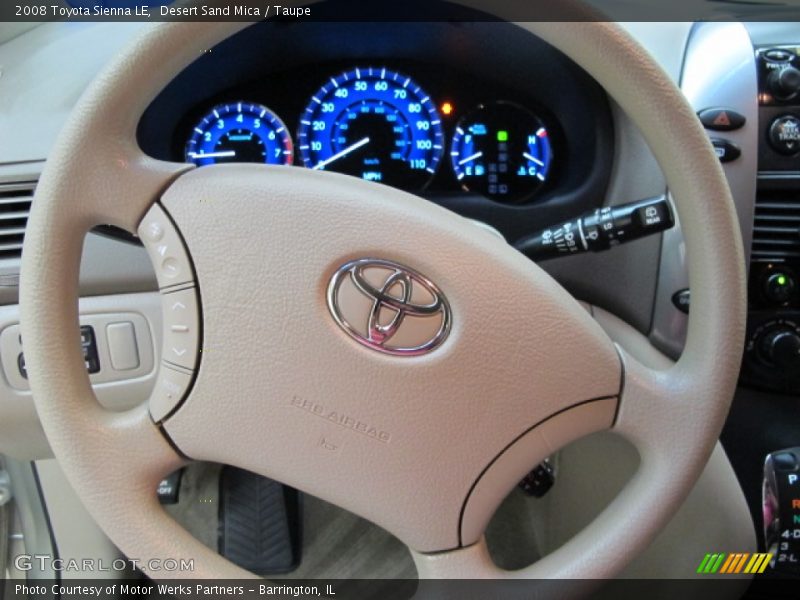 Desert Sand Mica / Taupe 2008 Toyota Sienna LE