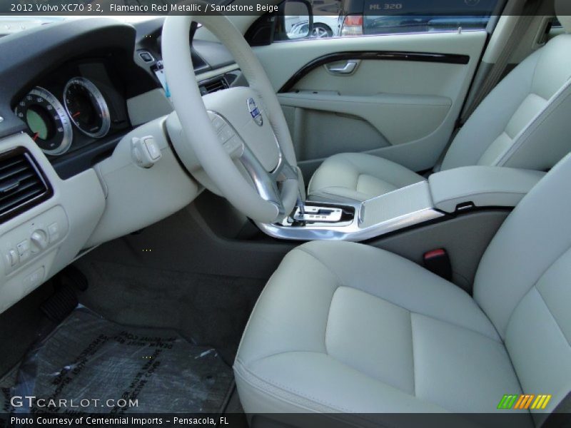 Flamenco Red Metallic / Sandstone Beige 2012 Volvo XC70 3.2