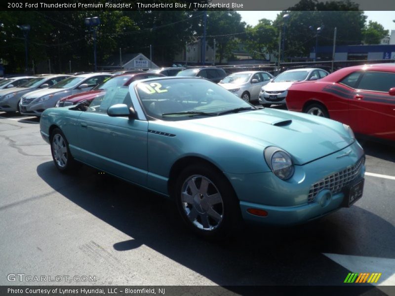 Thunderbird Blue / Thunderbird Blue 2002 Ford Thunderbird Premium Roadster