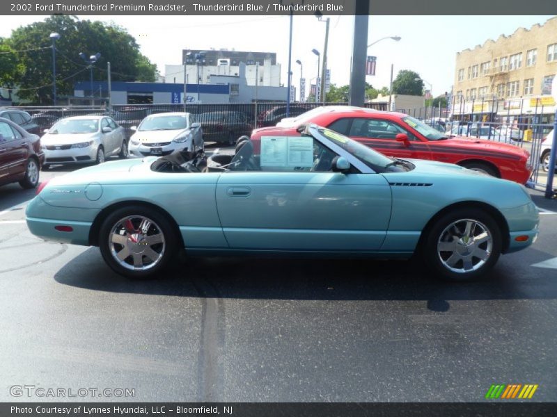 Thunderbird Blue / Thunderbird Blue 2002 Ford Thunderbird Premium Roadster