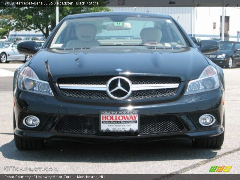 Black / Stone 2009 Mercedes-Benz SL 550 Roadster
