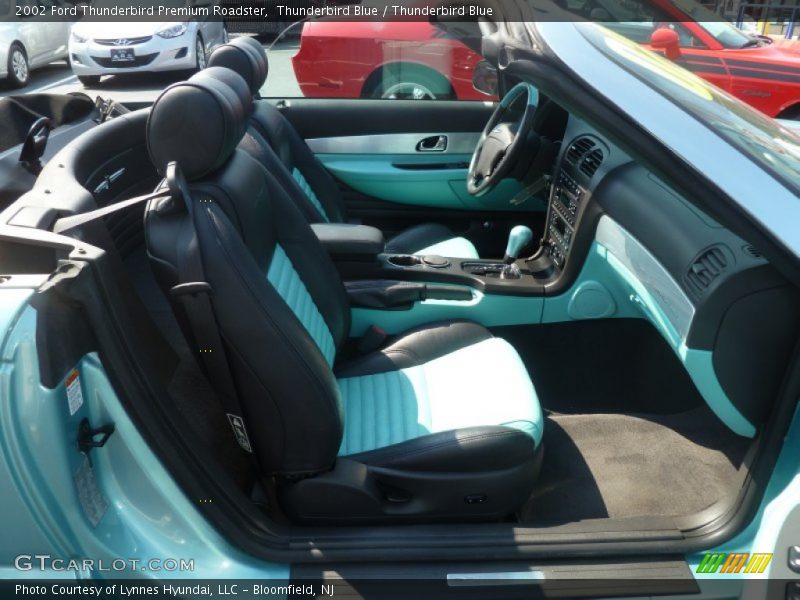  2002 Thunderbird Premium Roadster Thunderbird Blue Interior