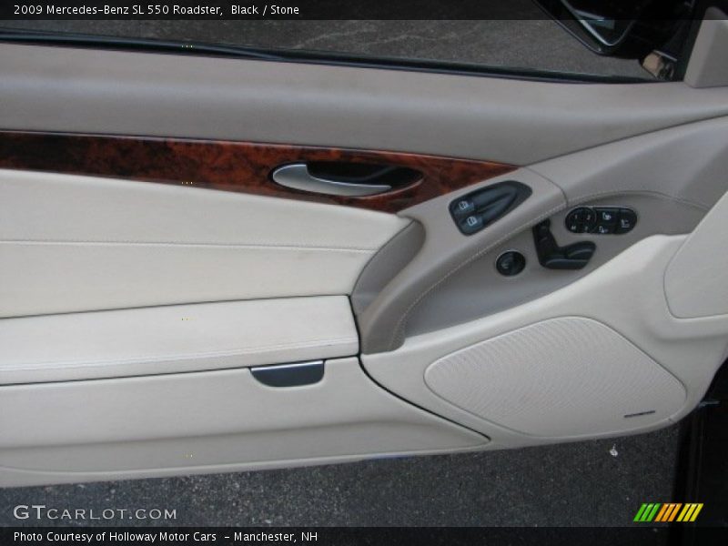 Black / Stone 2009 Mercedes-Benz SL 550 Roadster
