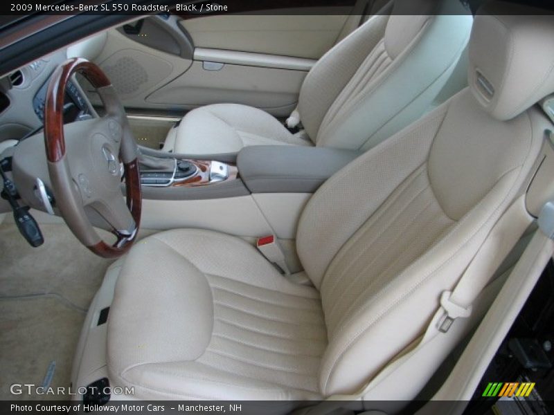 Black / Stone 2009 Mercedes-Benz SL 550 Roadster