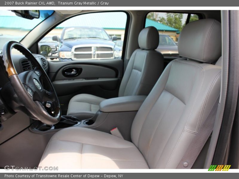 Titanium Gray Metallic / Gray 2007 Buick Rainier CXL AWD