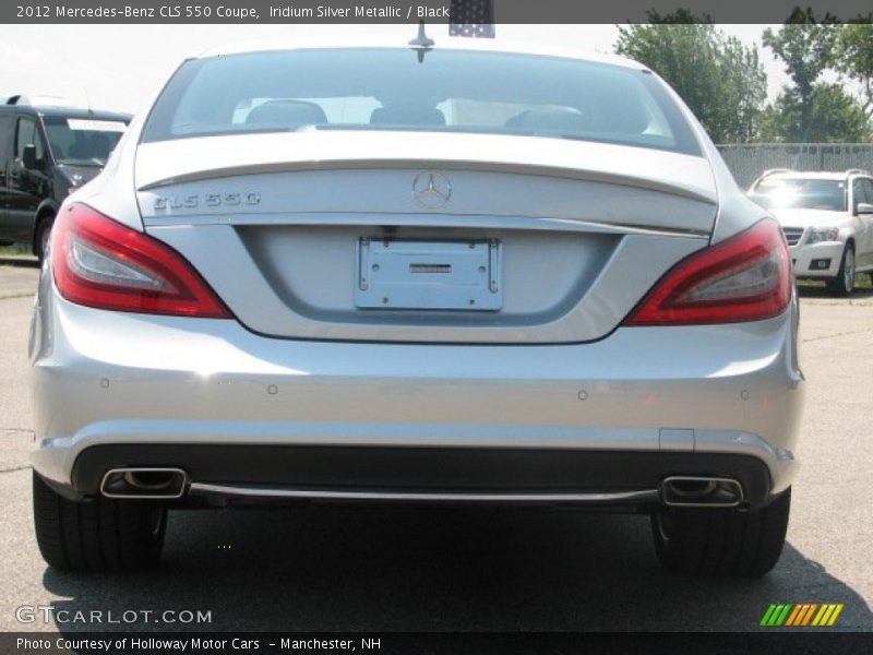 Iridium Silver Metallic / Black 2012 Mercedes-Benz CLS 550 Coupe